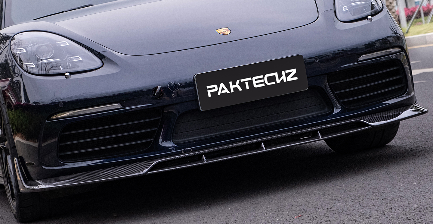 Porsche 718 Paktechz Front Splitter